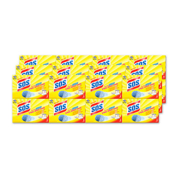 S.O.S.® Steel Wool Soap Pad, Steel, 4-box, 24 Boxes-carton freeshipping - TVN Wholesale
